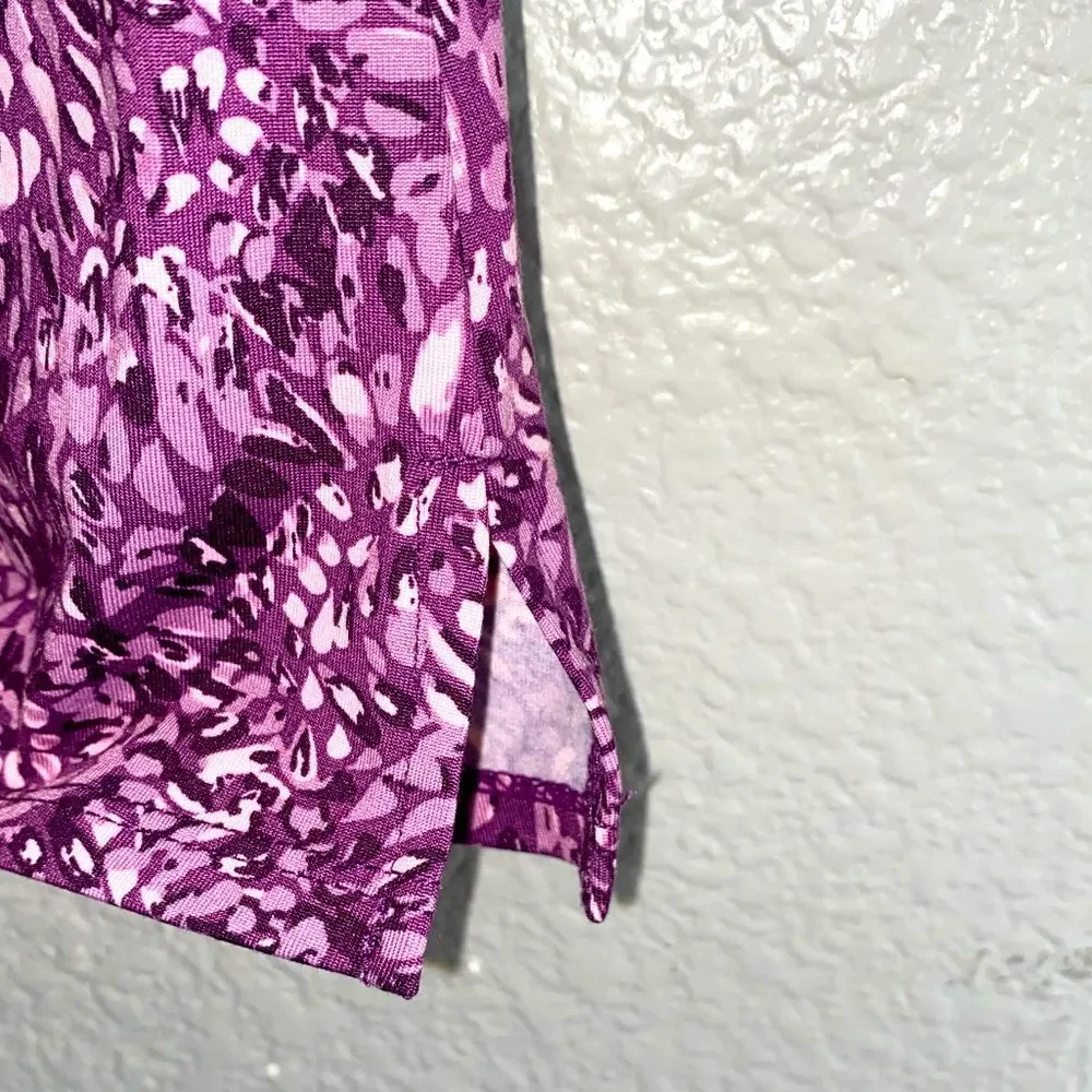Tranquility Active Skort Purple Print Women’s L - Picture 2 of 11